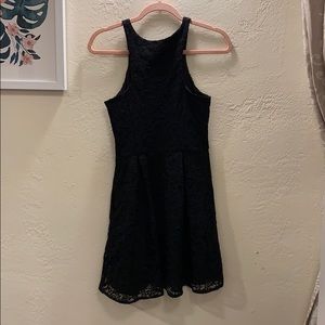 Express black lace dress